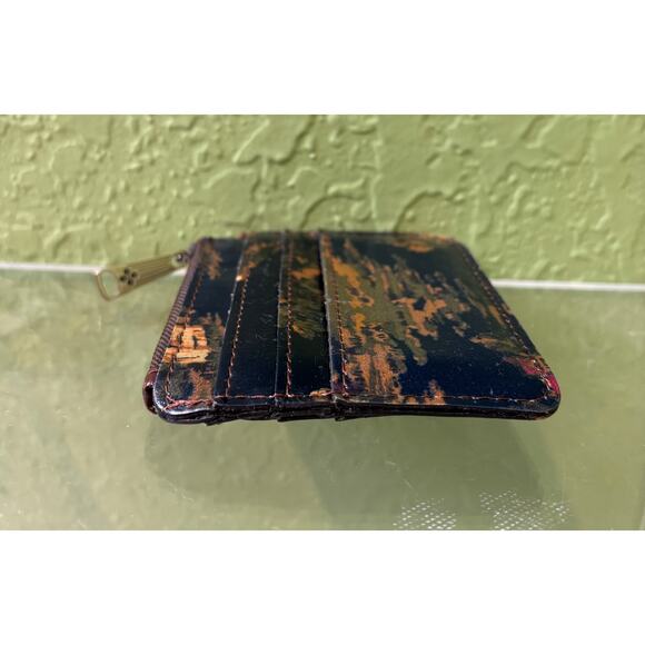 Patrisha Nash Cassis Kent Countryside Small Printed Leather ID Wallet - Picture 5 of 6